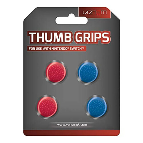 Venom THUMB GRIPS RED BLUE SWITCH THUMB GRIPS RED BLUE SWITCH