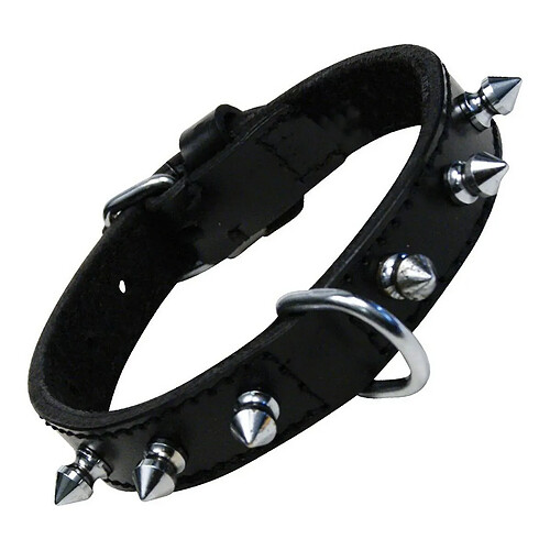 Collier pour Chien Gloria Noir Clous (30 cm)