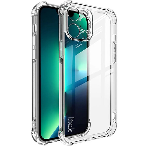 Imak Coque en TPU coins renforcés, antichoc flexibles transparent pour votre Apple iPhone 13 Pro 6.1 pouces