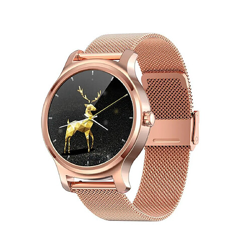 Yonis Montre Connectée Femme Élégante IP65 Multilingue