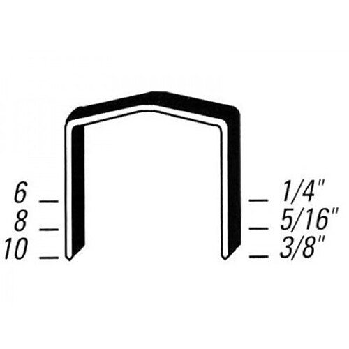 Bostitch Agrafe STCR - H. 6 mm - BOSTITICH - Boîte de 5000 - STCR501906Z