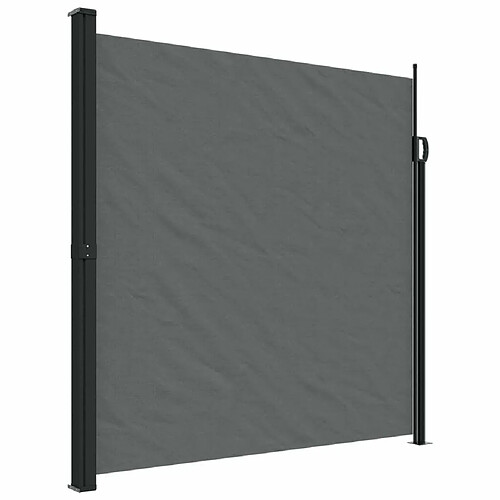 Maison Chic Auvent latéral rétractable | Store latéral | Brise-vue latéral anthracite 200x600 cm -GKD35651