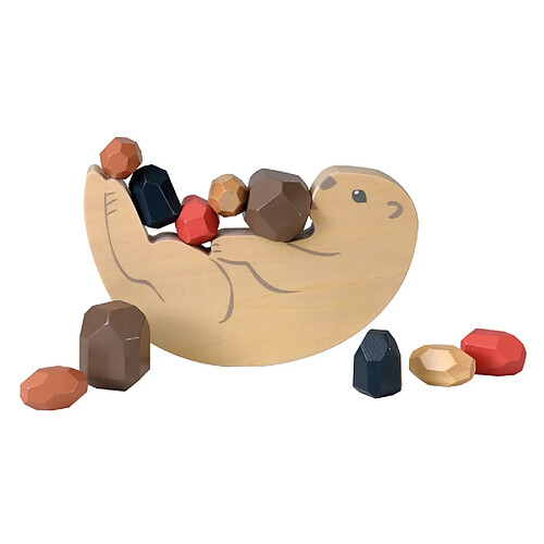 Egmont Toys Jeu d equiibre en bois - Loutre