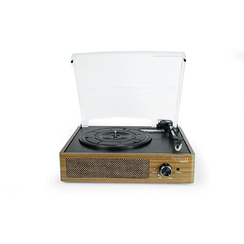 Platine Vinyle Retro TECHNAXX TX-186 - Phono, Bluetooth, AUX IN, USB - Haut-parleurs 2 x 3 W - 3 vitesses 33, 45, 78 tr/min