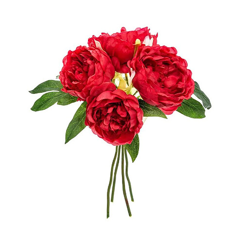 But Bouquet H.30 cm PIVOINE Prune