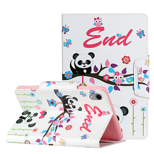 Etui en PU avec support, anti-chute, fermeture magnétique Panda pour votre Apple iPad mini (2021)