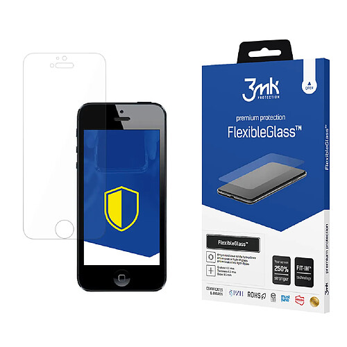 Max Protection Apple iPhone 5/5S/SE - 3mk FlexibleGlass