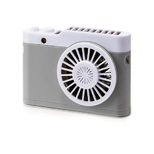 YP Select Creative Multi-fonction Rechargeable Portable Mini Ventilateur Petit Personnel USB Bureau Ventilateur Portable Table De Bureau Ventilateur De Refroidissement-Gris