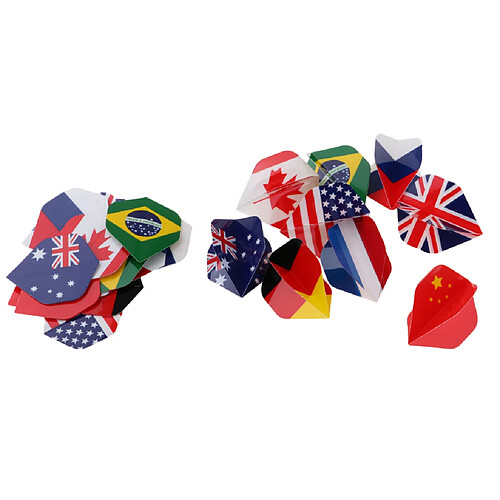 assortiment dart flag vols standard dart flight replacement 27 drapeaux