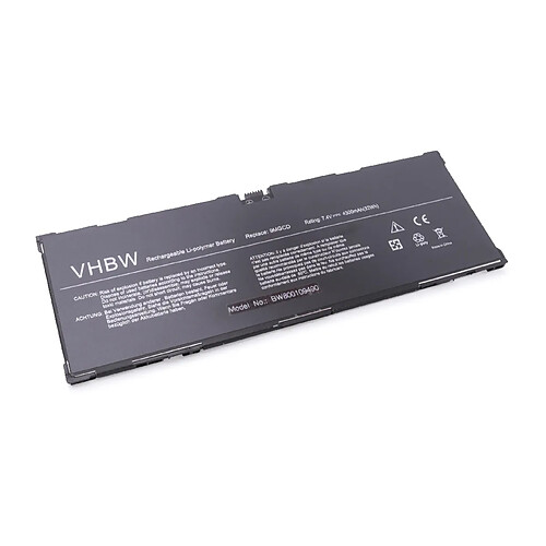 vhbw Li-Polymer Batterie 4300mAh (7.4V) pour Netbook Pad Tablette Dell Venue 11 Pro 5130, T06G comme 9MGCD, XMFY3, 312-1453, VYP88, 0XMFY3, T8NH4