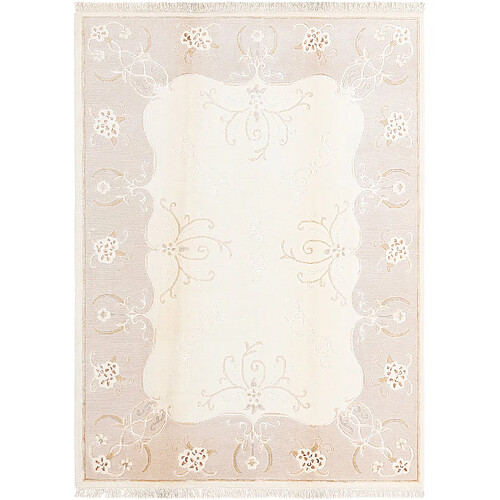 Vidal Tapis de laine 241x175 beige Darya