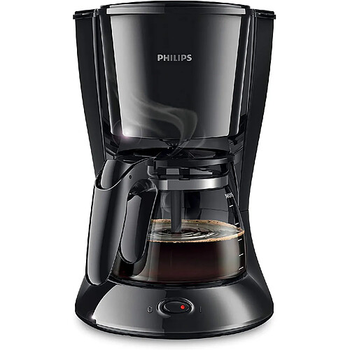 Philips cafetière électrique de 1,2L 1000W noir