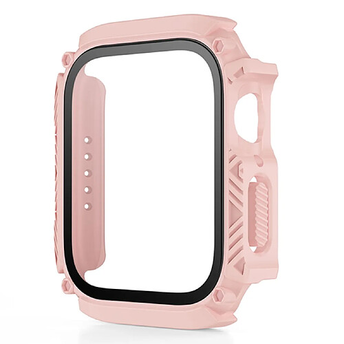 Coque en TPU anti-rayures, étanche à l'eau pour votre Apple Watch Series 7/8 41mm - rose