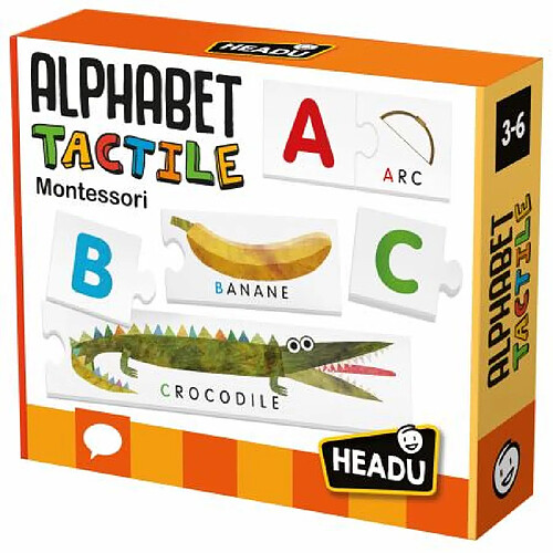 HEADU Alphabet Tactile Montessori