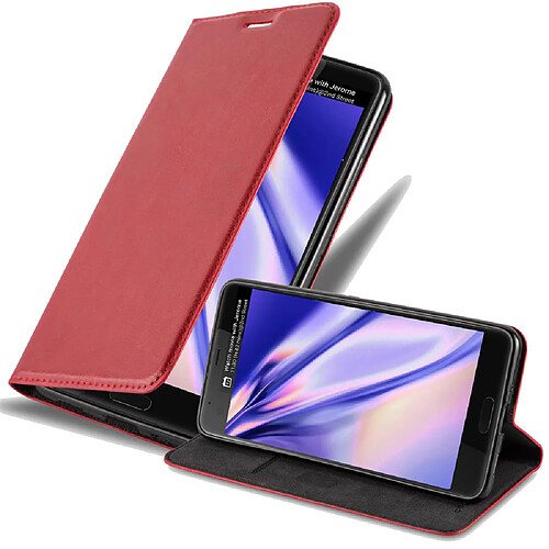 Cadorabo Coque HTC U ULTRA Etui en Rouge