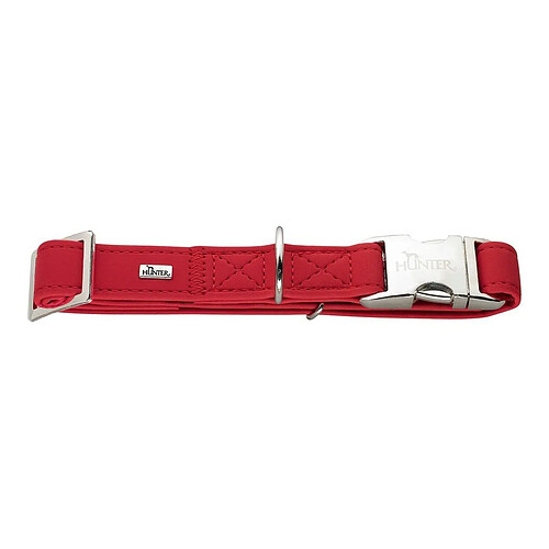 Collier pour Chien Hunter Softie Alu-Strong Rouge (30-45 cm)