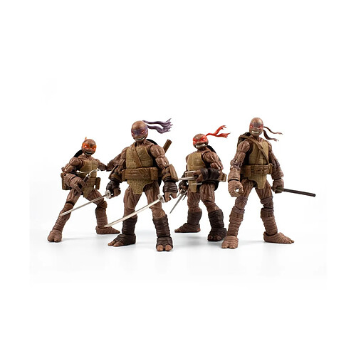 The Loyal Subjects Les Tortues Ninja - Pack 4 figurines BST AXN Zombie Turtle (IDW Comics) 13 cm