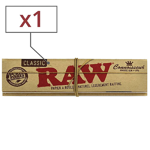 RAW Slim feuilles avec filtres