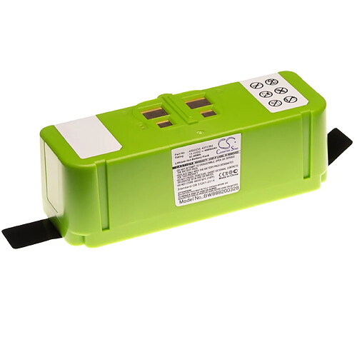 vhbw Batterie remplacement pour iRobot 2130LI, 4374392, 4376392, 4462425, 4502233 pour aspirateur, robot électroménager (4000mAh, 14,4V)