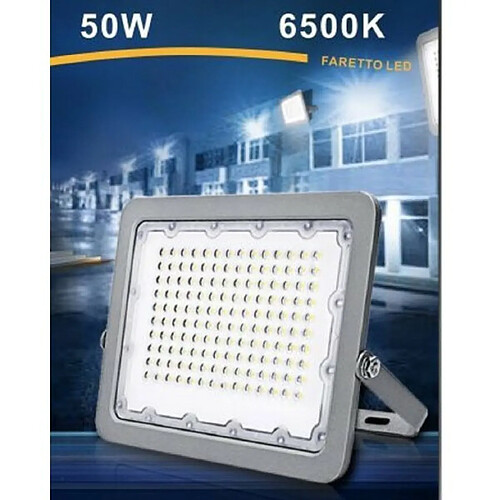 Tradex LED 50W POUR EXTÉRIEUR GRIS IP65 6500K 4000K 3000K FS50W