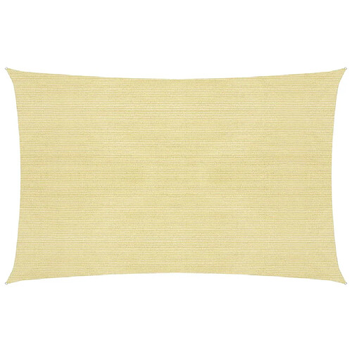 ComfortXL Voile D'ombrage 160 G/m² Beige 2,5x4 M Pehd