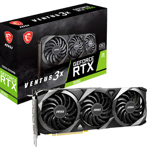 MSI Gaming GeForce RTX 3060 Carte Graphique 12Go GDRR6 1807MHz PCI-Express x16 Noir