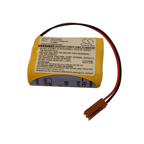 vhbw Batterie compatible avec Ge Fanuc Beta SVU Amplifier PLC Contrôleur Logique Programmable (2200mAh, 6V, Li-ion)