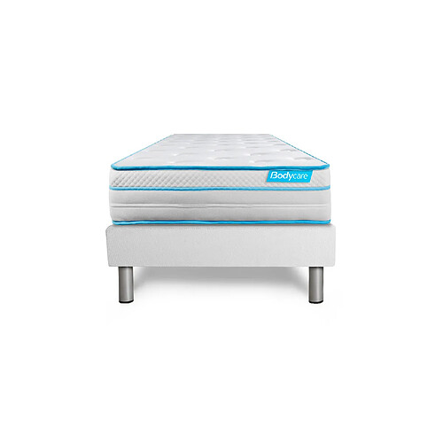 Bodycare Ensemble BODYZONE+ 90x200 Ressorts ensachés, visco 5 zones Ultra épaisseur