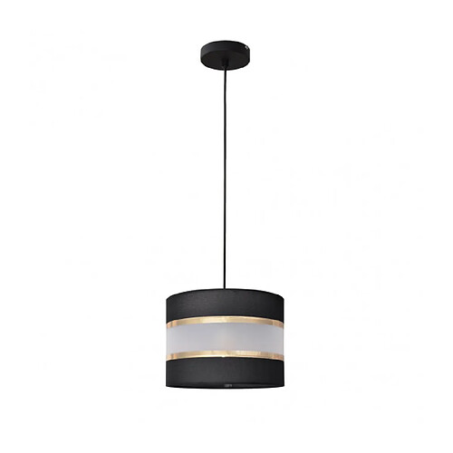 Helam Suspension Helen Tissu,Fer Or noir 1 ampoule 85cm