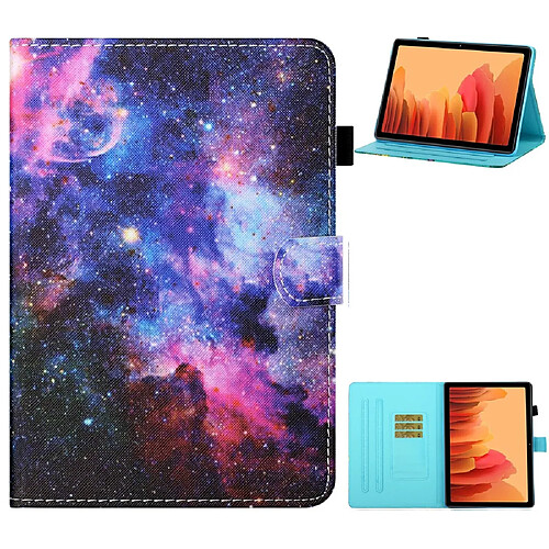 Etui en PU impression de motifs avec support la voie lactée pour votre Samsung Galaxy Tab A7 10.4 (2020) T500/T505