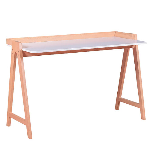 Nest Dream Table de bureau minimaliste en bois de chêne - Pop