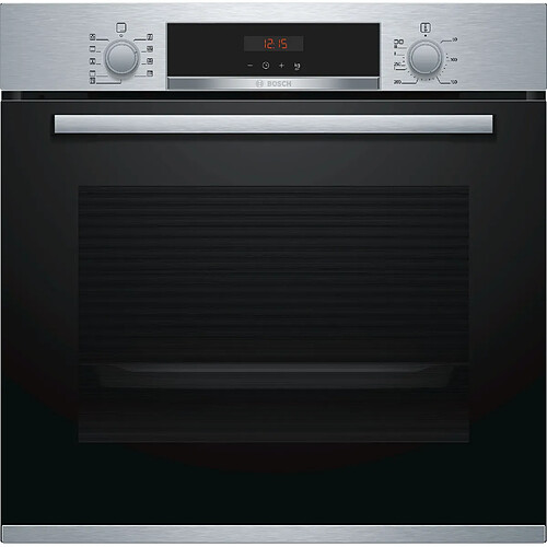 Four intégrable multifonction 71l 60cm a pyrolyse inox - hba573br0 - BOSCH