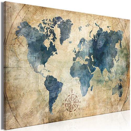 Artgeist Tableau - Retro Map (1 Part) Wide [60x40]