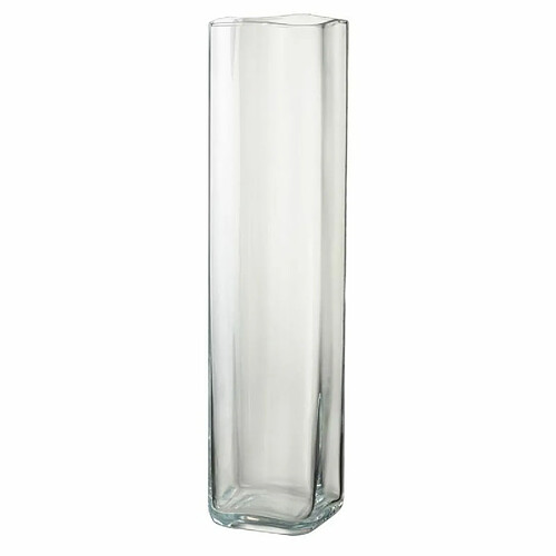 Paris Prix Vase Design Carré Droit 42cm Transparent