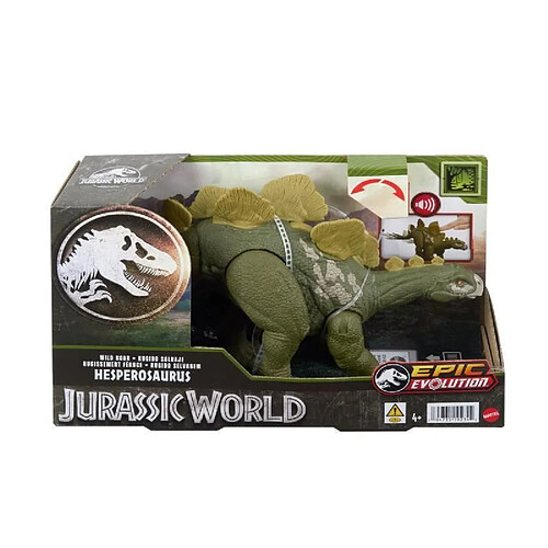 HESoeRISAURUS SONORE - MATTEL - HTK69 - DINOSAURE JURASSIC WORLD