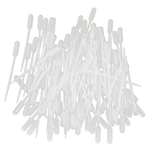 paquet de 100 pipette de transfert en plastique pipette de laboratoire set de pipettes 10ml