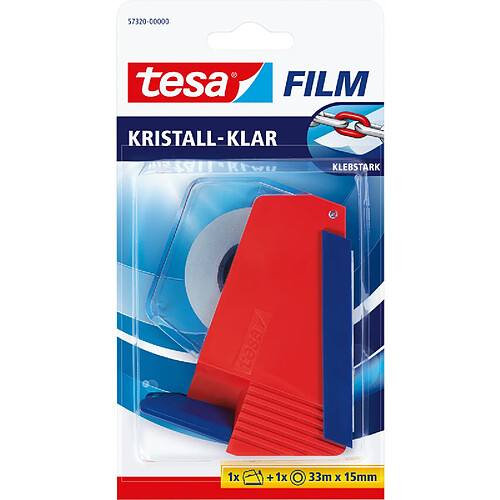 tesa Film Ruban adhésif & dévidoir, kit, ruban transparent ()