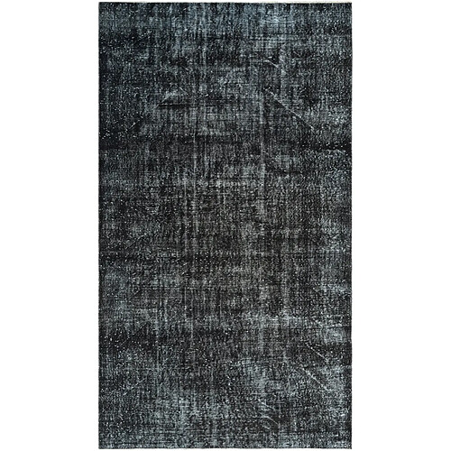 Vidal Tapis de laine 287x160 noir Ultra Vintage