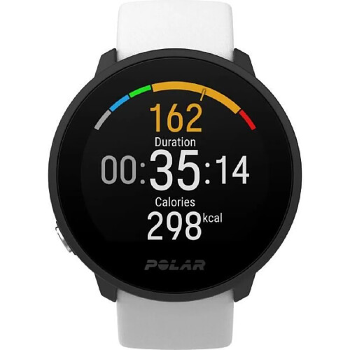 POLAR Montre fitness etanche Unite avec GPS S/L - Blanc