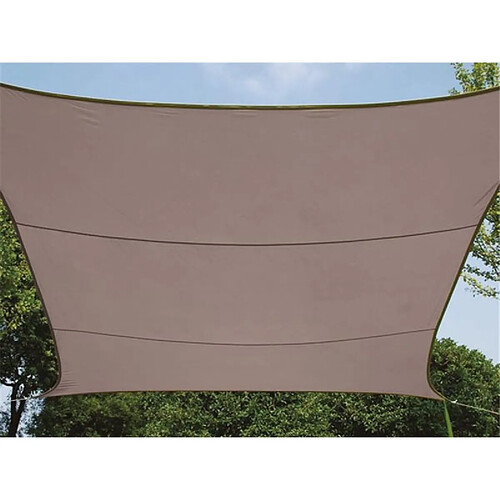 Perel Voile Solaire - Rectangulaire - 2 X 3 M - Couleur: Gris Taupe