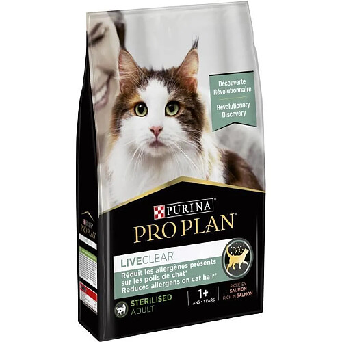 Proplan PRO PLAN LIVECLEAR Croquettes riche en Saumon - pour chat adulte stérilisé (1 an et +) - 2,8kg