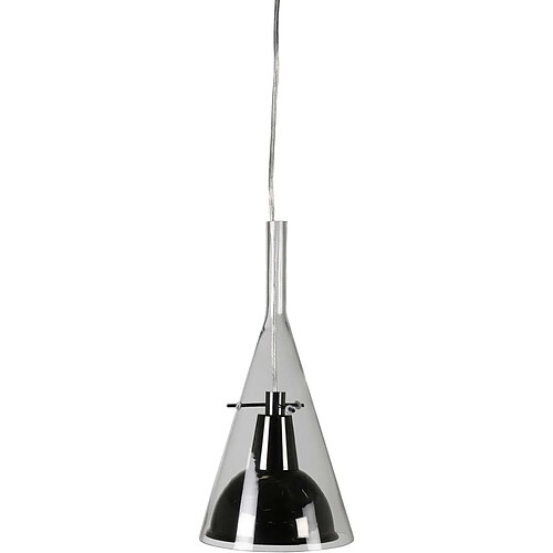 Venture Home Suspension en verre et aluminium Sirius noir.