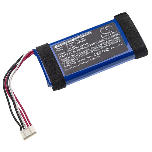 vhbw Batterie remplacement pour Harman / Kardon CP-HK07, P954374 pour enceinte, haut-parleurs (3000mAh, 3,7V, Li-polymère)