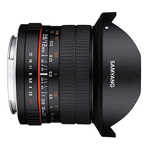 SAMYANG 1112105101 f2,8 12 mm pour objectif sony alpha