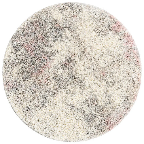 Hadorn Tapis shaggy 240x240 beige - rose Lachen Haze