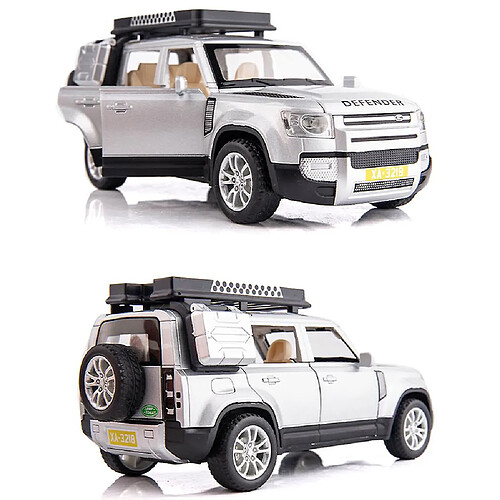 Universal 1: 32 Land Rover Defender 4x4 modèle de voiture en alliage pour les enfants.