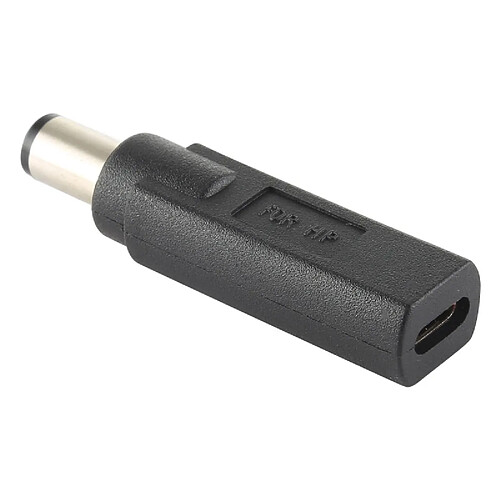 Wewoo Chargeur Adaptateur de connecteur mâle USB-C / Type-C femelle à 7,4 x 5,0 mm pour HP