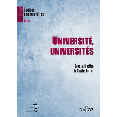 Université, universités · Occasion