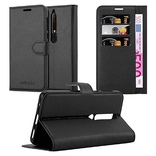 Cadorabo Coque Nokia 6,1 Etui en Noir