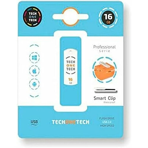 Techone Clé USB Tech One Tech Pro Smart Clip 16 GB